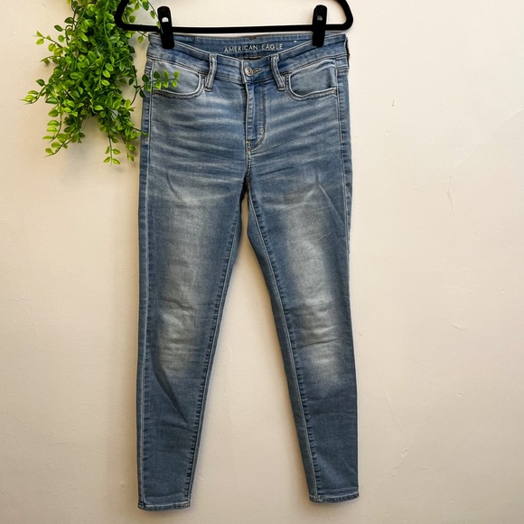 American Eagle Outfitters Denim - American Eagle Outfitters Blue Acid Wash Jegging Jeans Size 4